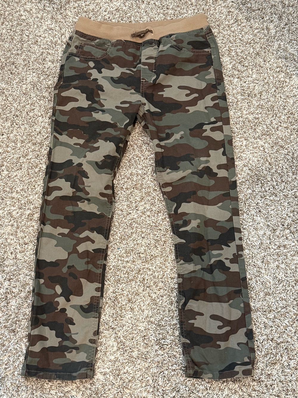 Lee Kids Camo Leggings Green Brown Black